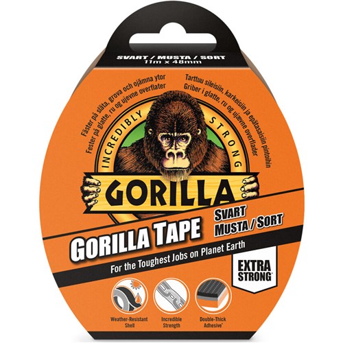 Gorilla Tape Black 11 m x 48 mm