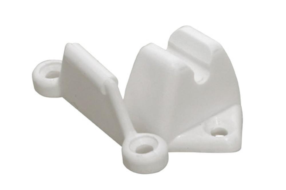 Dørholder 2-delt hvit