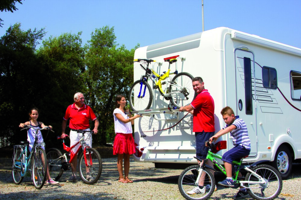 Sykkelstativ Carry-Bike Pro Hymer/Dethleffs Bakvegg Medium innfestning