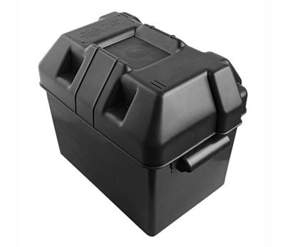 Batterikasse m/reim og feste 272 x 182 x 195 mm