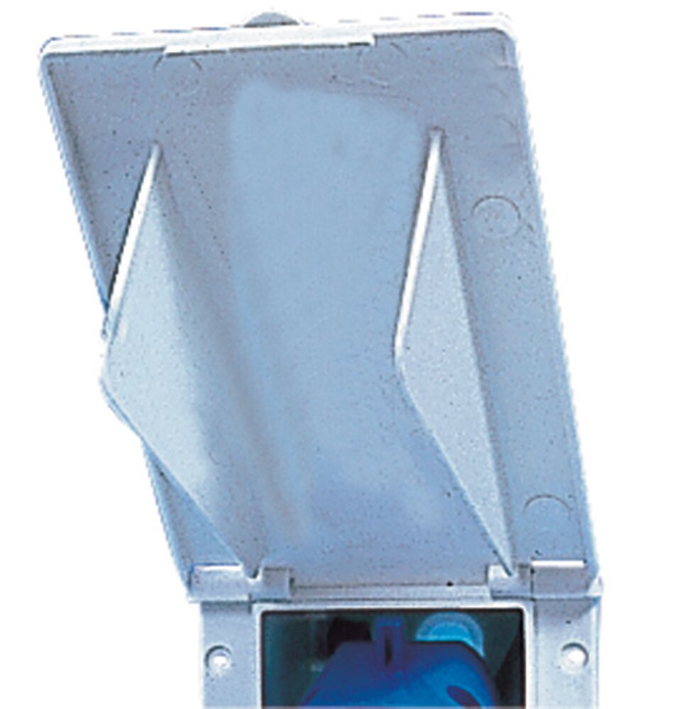 Deksel strøminntak hvit rektangel Inntak