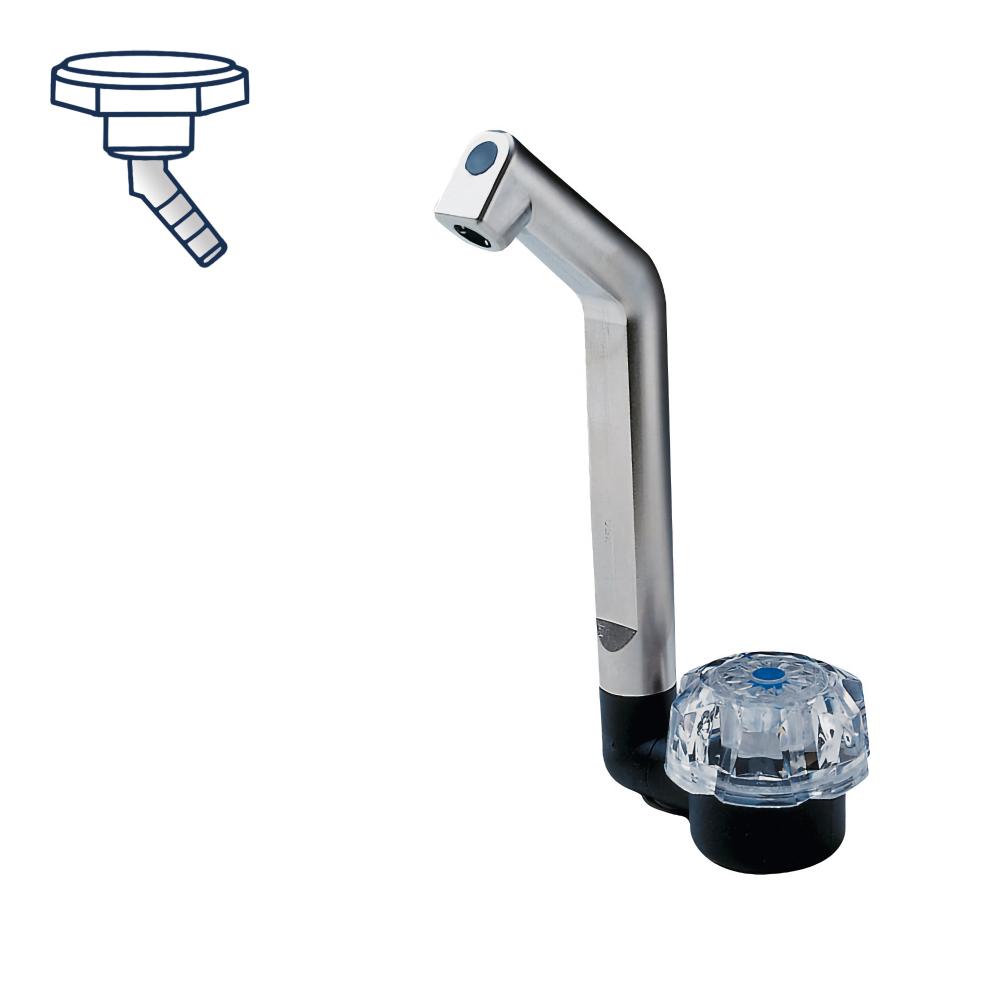 DeLuxe Vannkran enkel Matt-nikkel