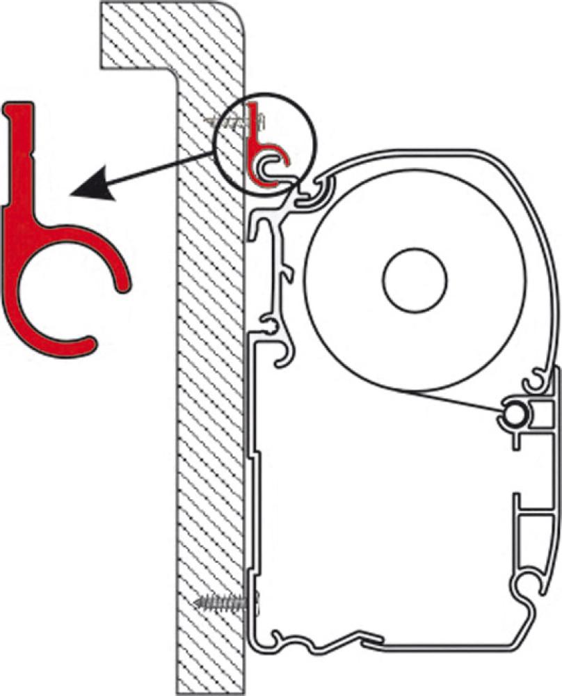 Feste markise R 3,00m