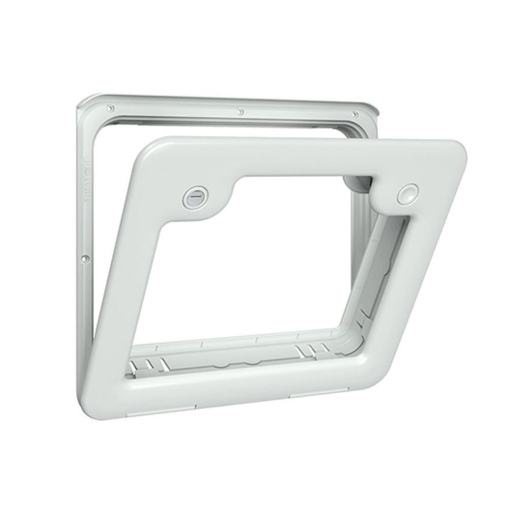 Model 3 Serviceluke Lys grå 385 x 335 mm