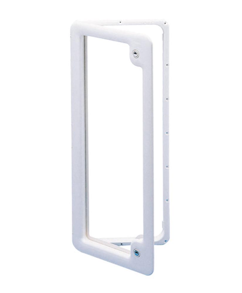 Model 4 Serviceluke hvit 395 x 700 mm