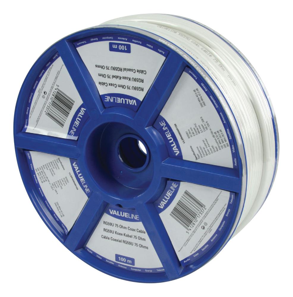 Kabel koaxial 5,5 mm Metervare