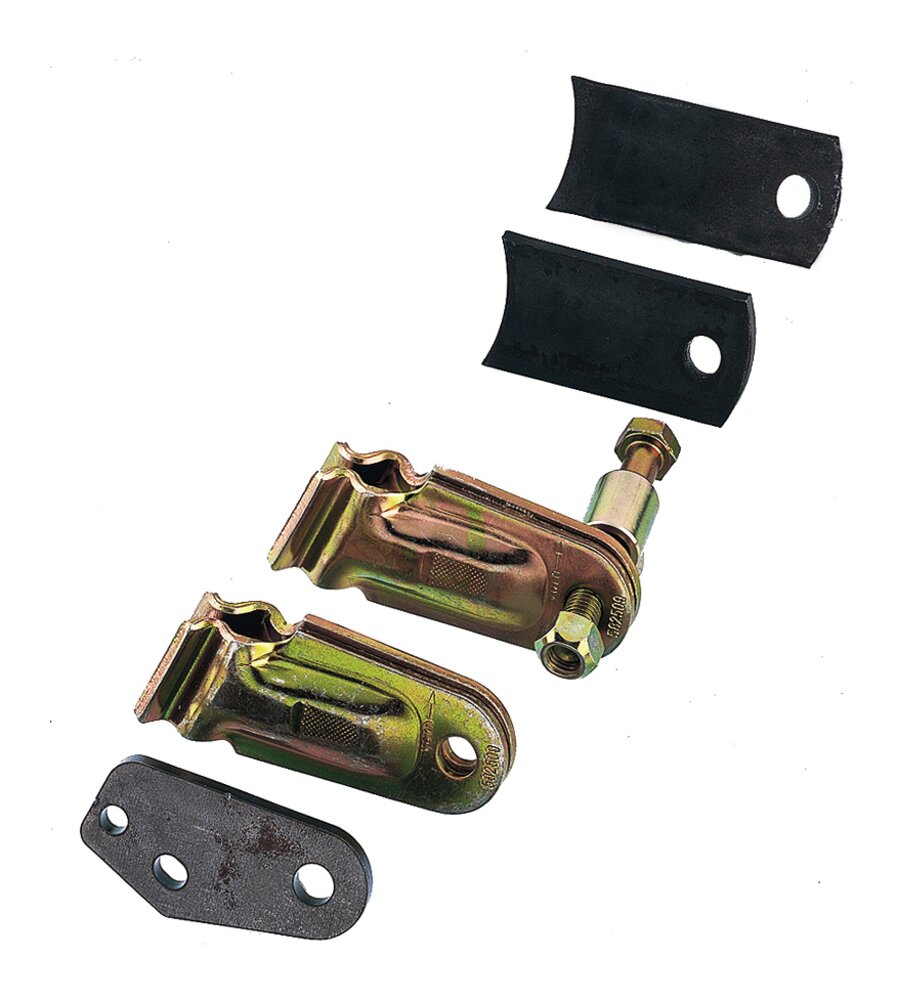 Feste støtdemper grønn/rød/blå