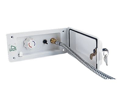 Uttak dusj 158x69mm hvit