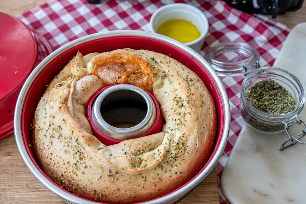 Silikonform til Omnia fritidsovn Rød