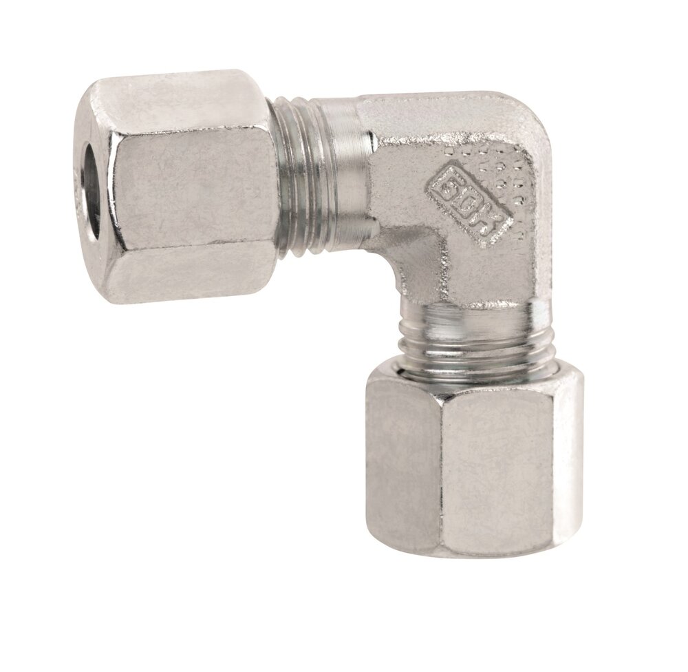 Skjøt gass 90-gr.8mm m/mutter