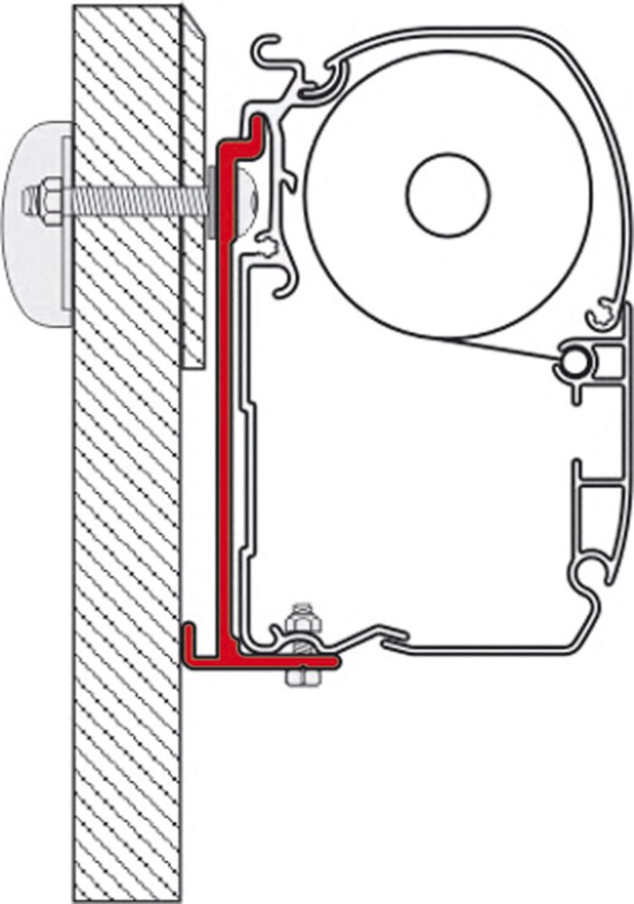 Feste markise F45 3,5m CHALL-CHAUS