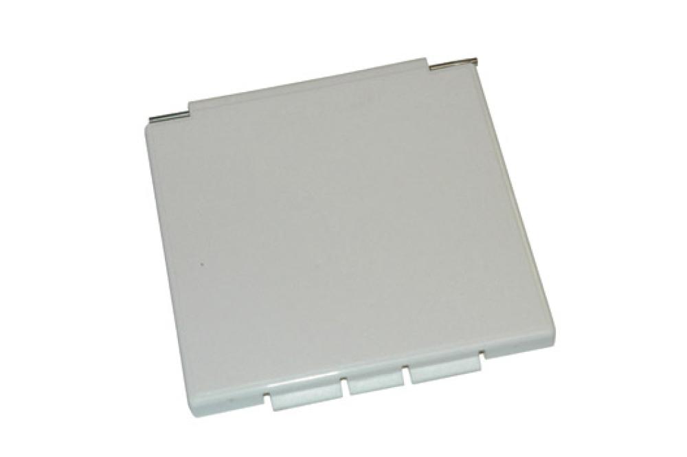 Deksel strøminntak hvit 100x100mm. Med pinn Inntak