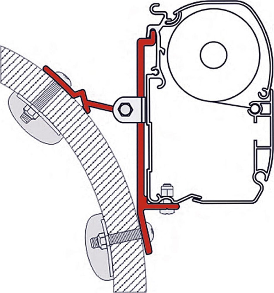 Feste markise KIT Hymer E+S klasse (3 pcs.)