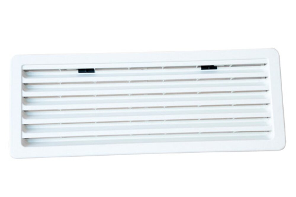 Ventil kjøleskap øvre/nedre. Grå. 48x18,5 cm