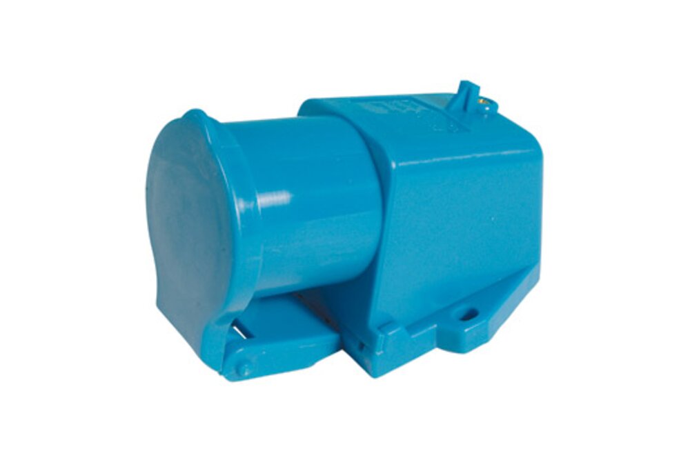 Inntak strøm utvendig m/lokk CEE 17 Inntak