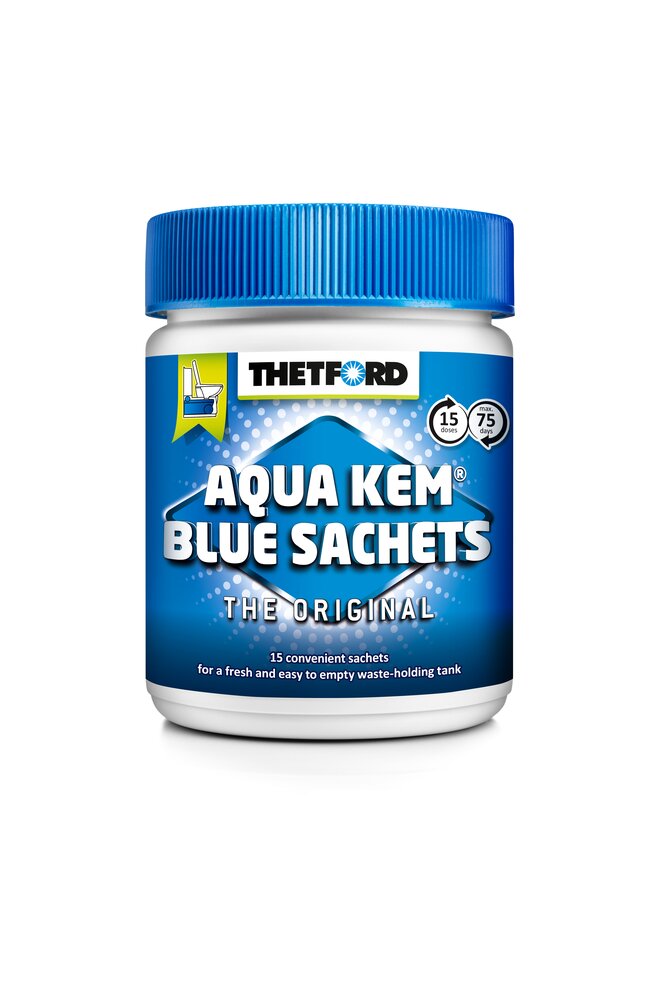Aqua Kem Blue Sachets Sanitærvæske 15 doser