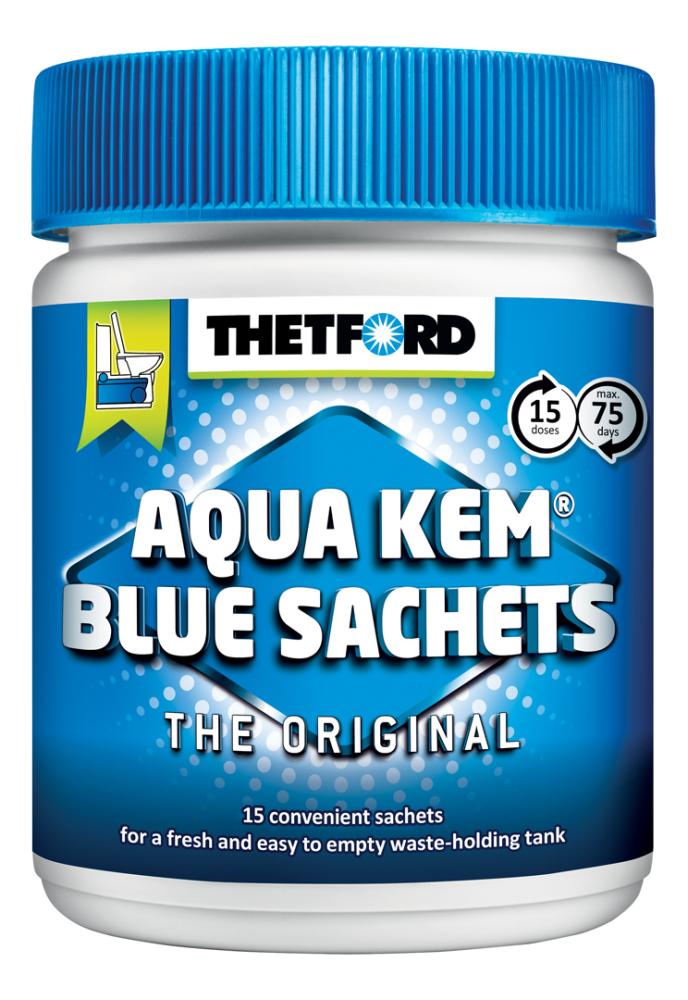 Aqua Kem Blue Sachets Sanitærvæske 15 doser