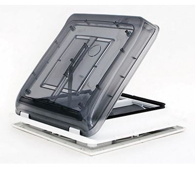 Turbo-Vent Premium Crystal Takluke m/12 V motor 400 x 400 mm