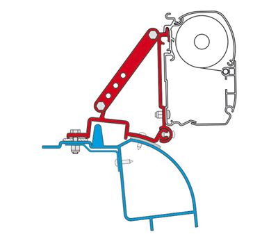 Feste markise Kit Renault Master 3 deler