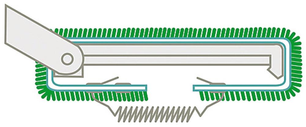 Clean Step Matte for Stigtrinn - Grønn