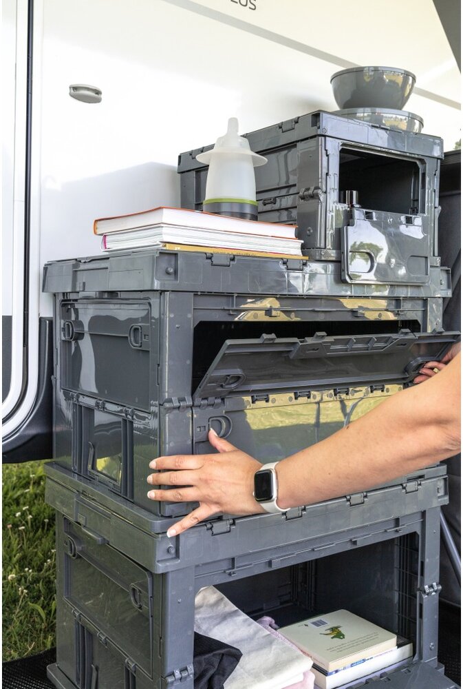 Oppbevaringsboks Bodin Small Mørk grå