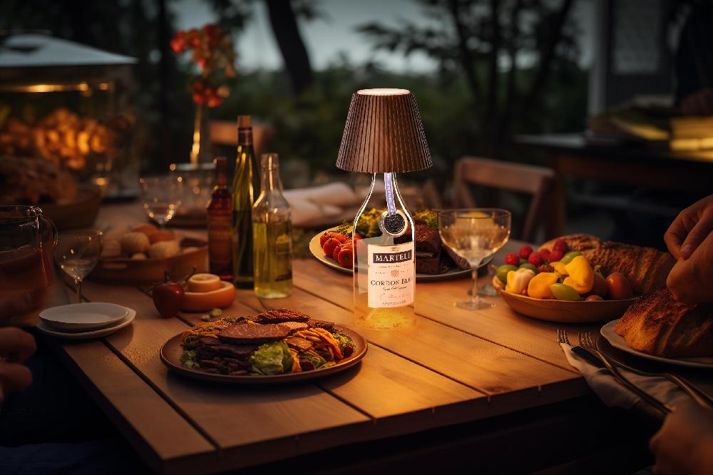 Lampe LED Flaskelampe Homeline