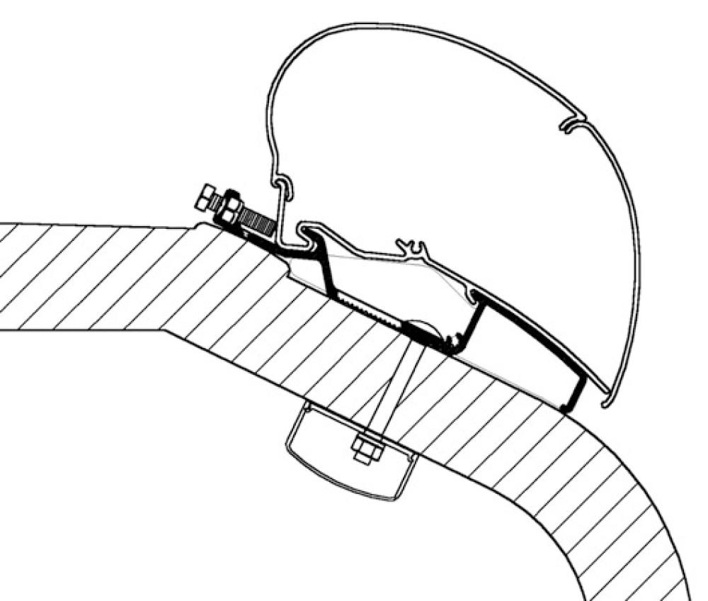 Adapter Omnistor LMC Liberty TI 6-serien 4,0 m