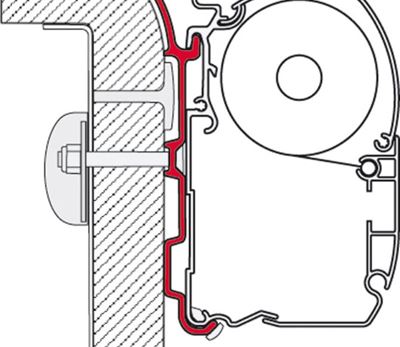 Feste markise F45i Kit Bürstner 3 deler