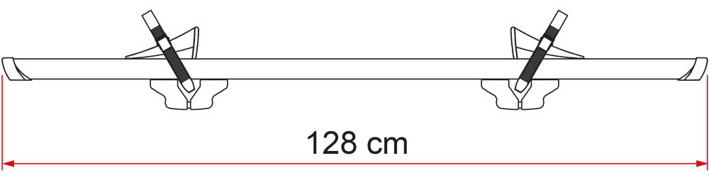 Sykkelskinne Rail Premium S 100 cm