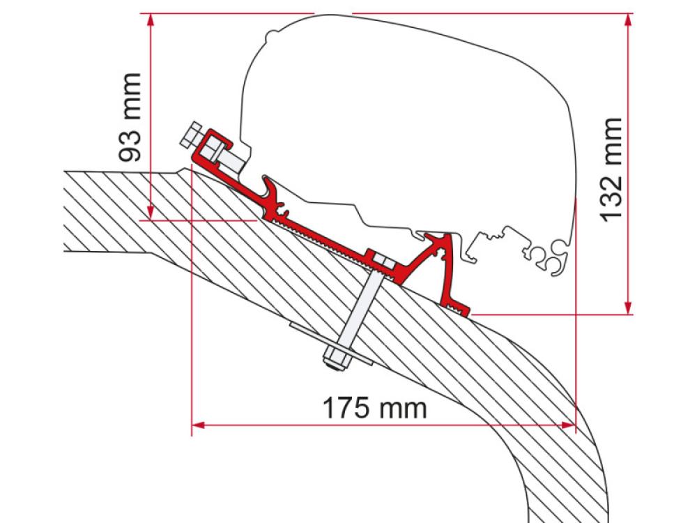 Adapter LMC - TEC 370 Markisefeste