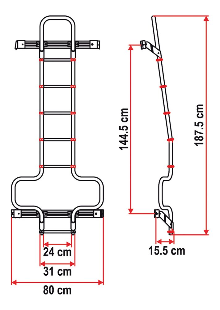 Stige takgrind 5-trinn DELUXE DJ