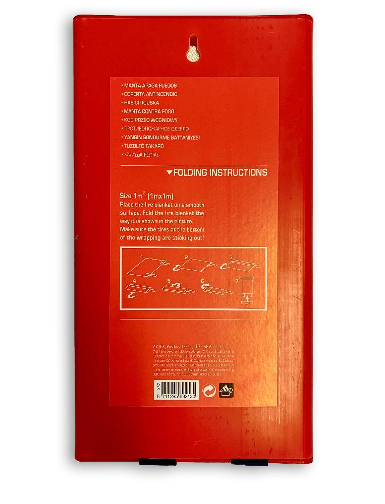 Brannteppe 100 x 100 cm