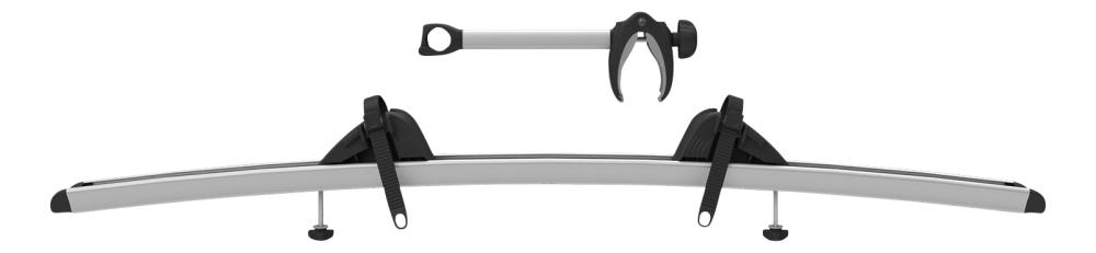 Utbyggingssett Elite G2 til tredje sykkel Sølv