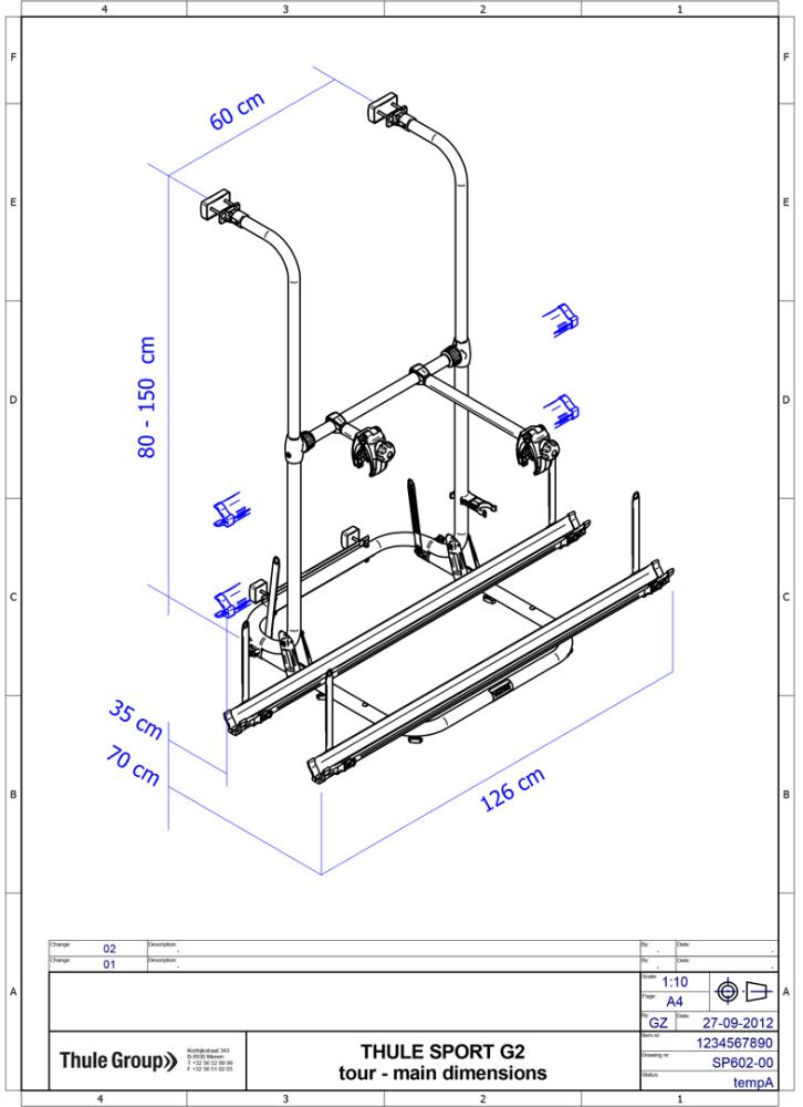Sport G2 Tour Sykkelstativ