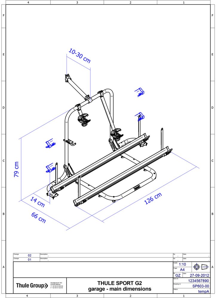 Sport G2 Garage Sykkelstativ