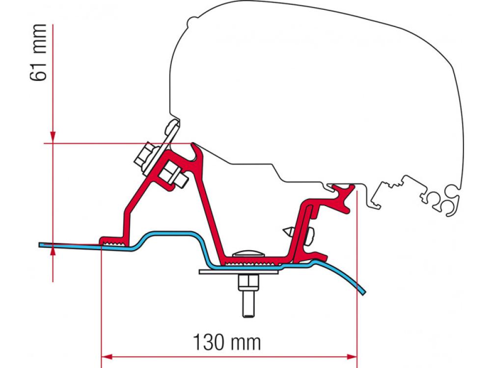 Kit Mercedes Sprinter - VW Crafter High Roof Markisefeste
