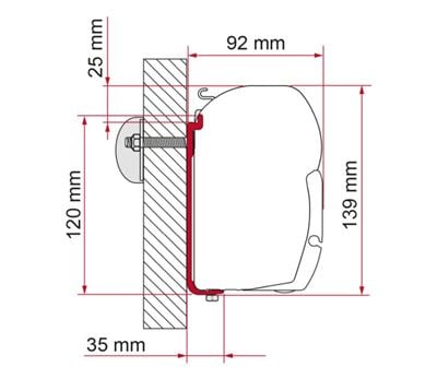 Adapter AS 400 Markisefeste