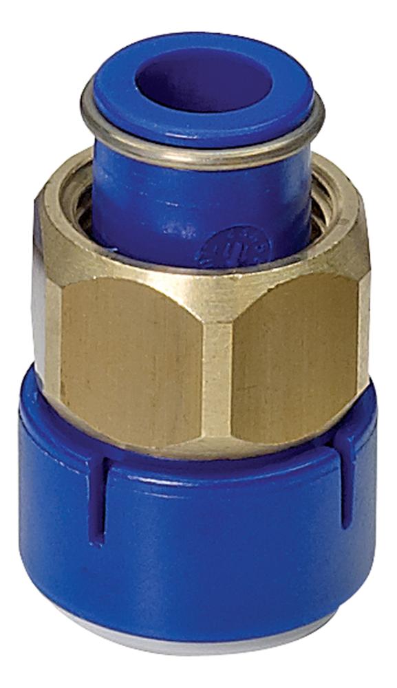 Kobling rett UniQuick 12mm rør til 1/2'' skrue