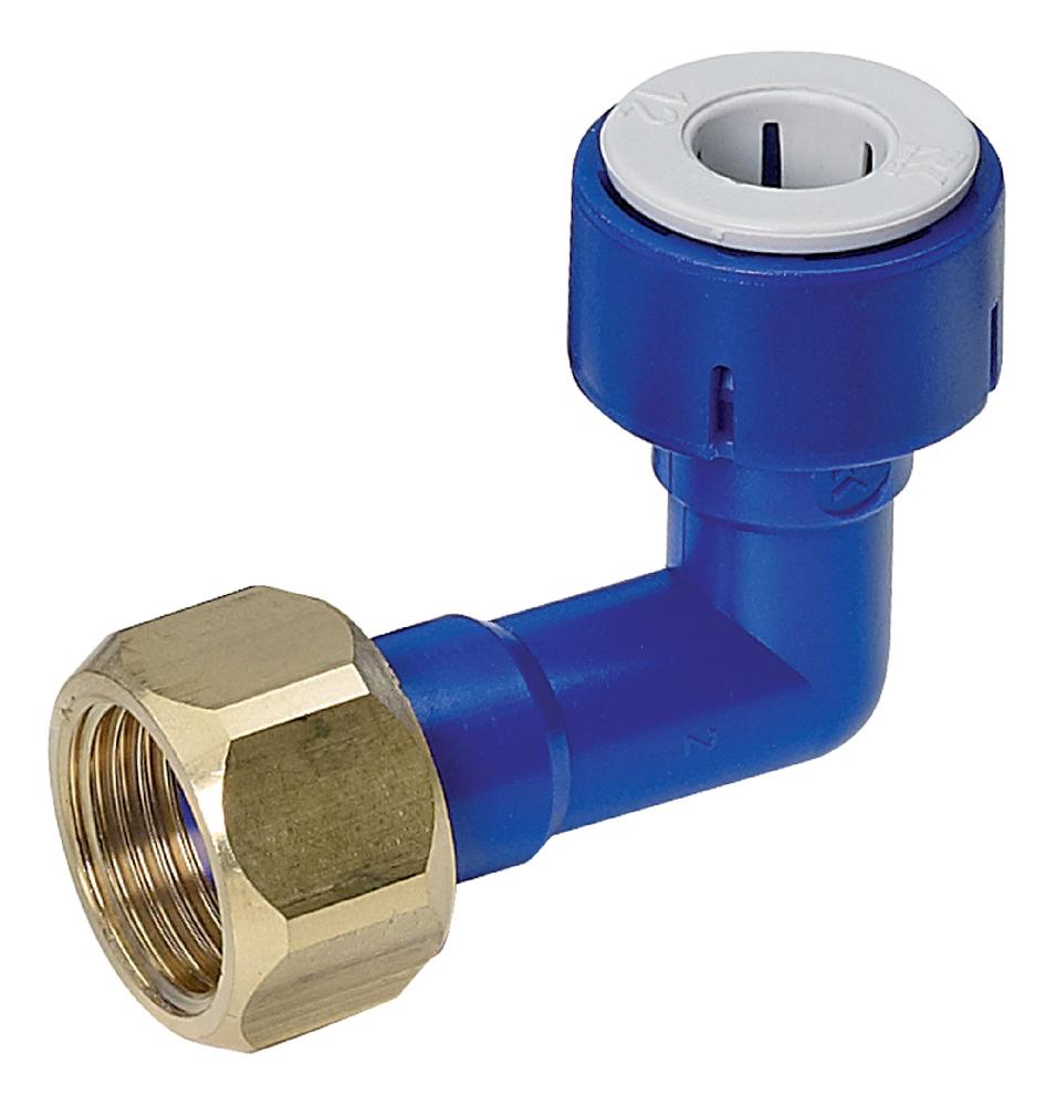 Kobling L UniQuick 12mm rør til 1/2'' mutter