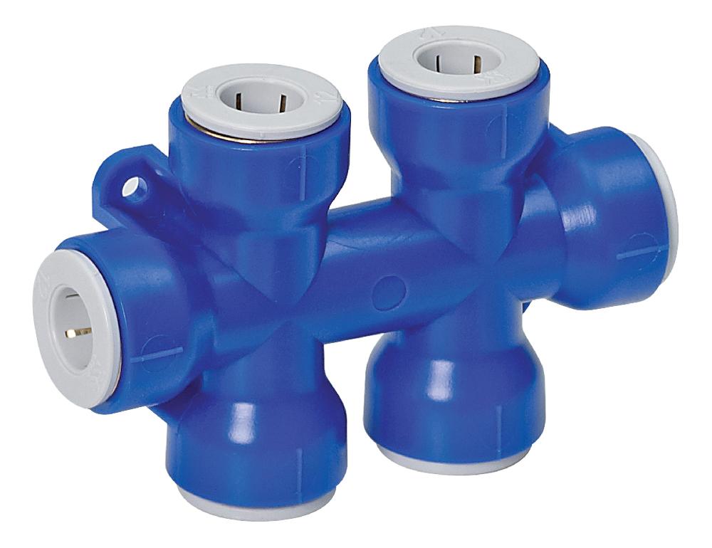 Fordeler 6 veis UniQuick 12mm rør