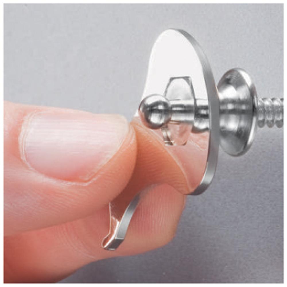 Festemateriell 5 Stk TENAX trykknapp inkl. Schlüss