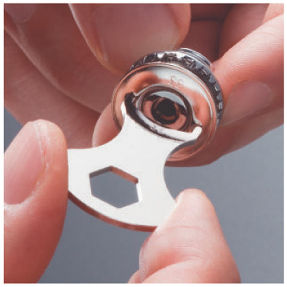 Festemateriell 5 Stk TENAX trykknapp inkl. Schlüss