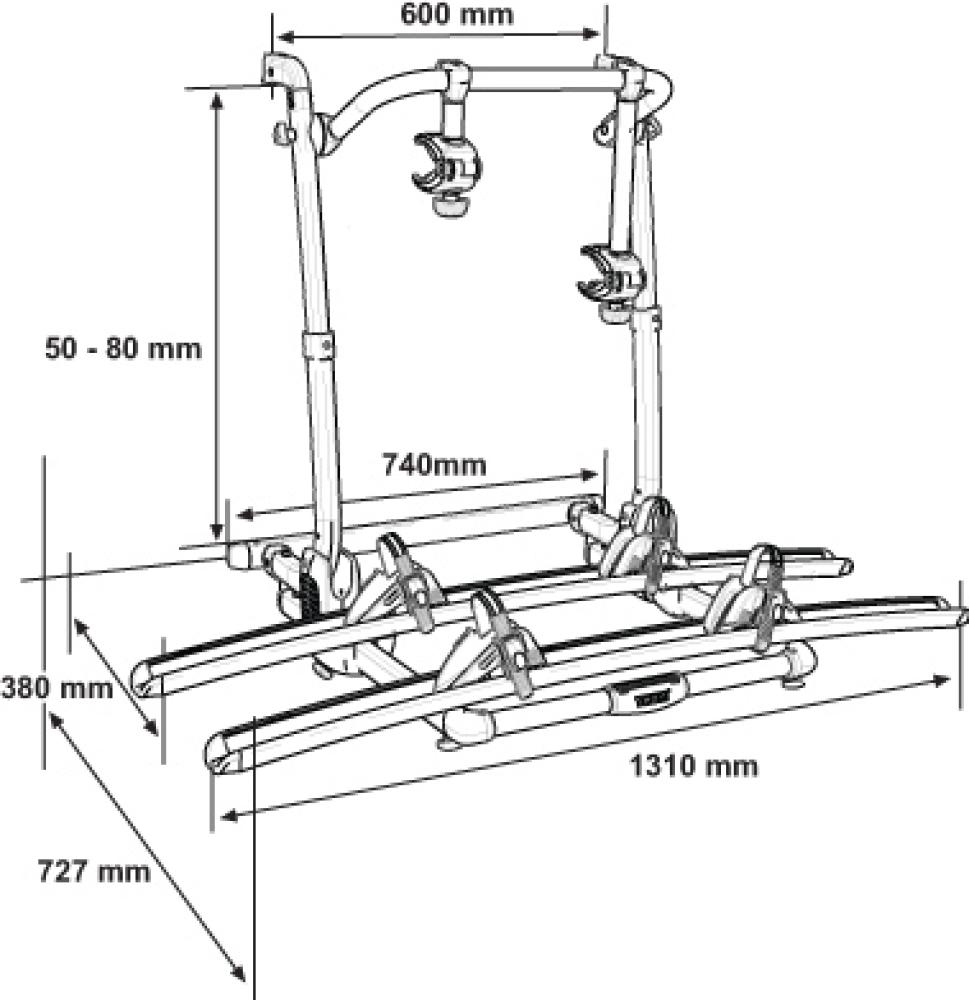 Sykkelstativ Excellent Høy innfestning