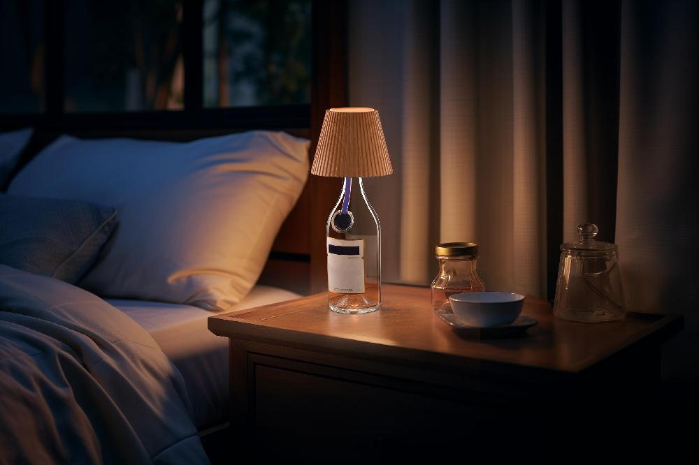 Lampe LED Flaskelampe Homeline