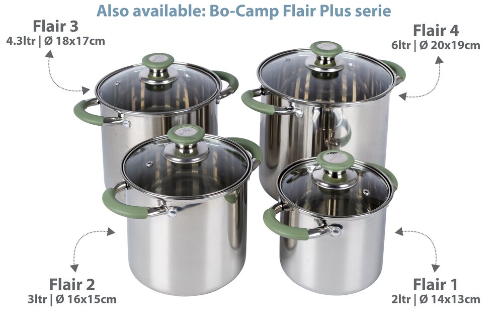Flair 1 Kasserolle Rustfritt stål 2 l