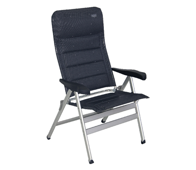 Campingstol Deluxe XL Mørk grå