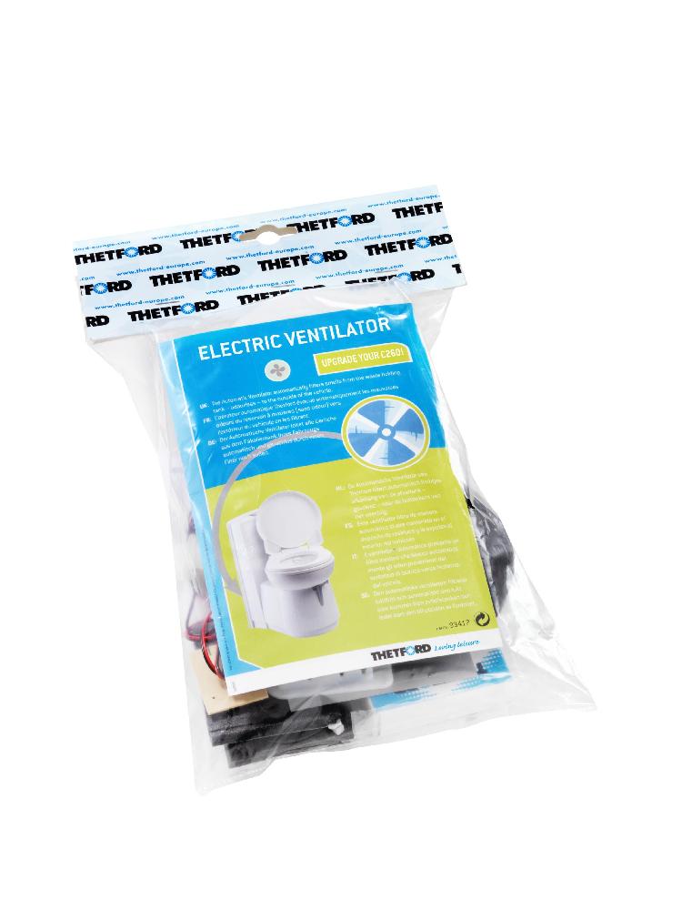 Elektrisk ventilator m/filter til toalett C-260