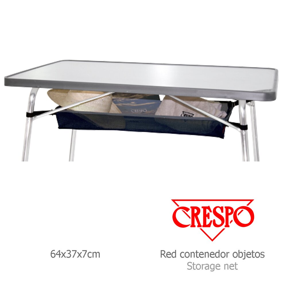 Oppbevaringsnett til campingbord 64x36 cm
