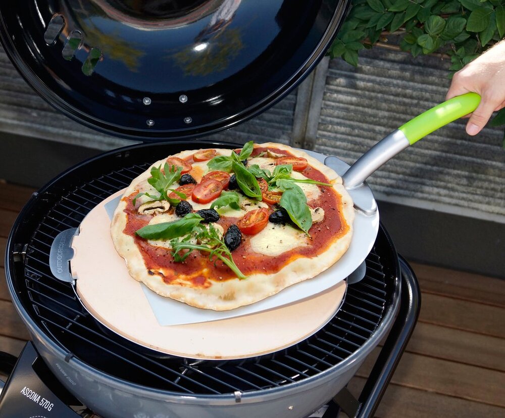 Pizzastein til grill og bålpanne