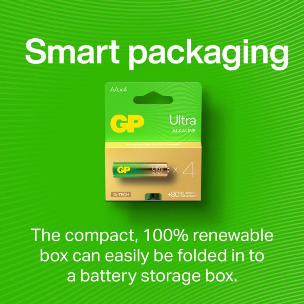 Husholdningsbatteri GP Ultra Alkaline C 2 stk